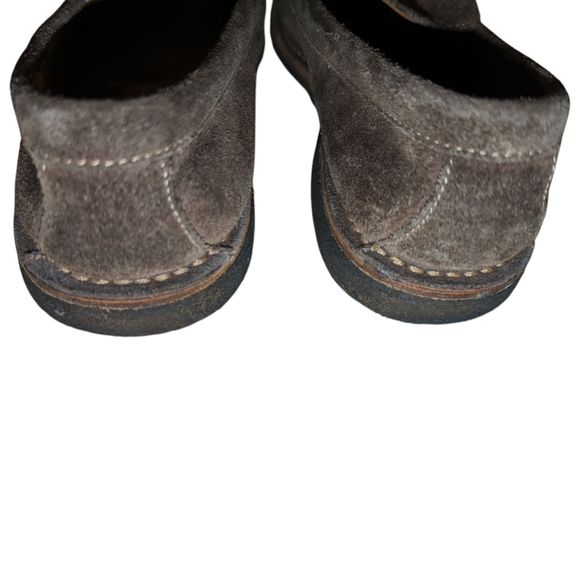 Cole Haan Venetian Suede Leather Slip-on Loafer VINTAGE Brown Travel Comfort VTG - Picture 6 of 9